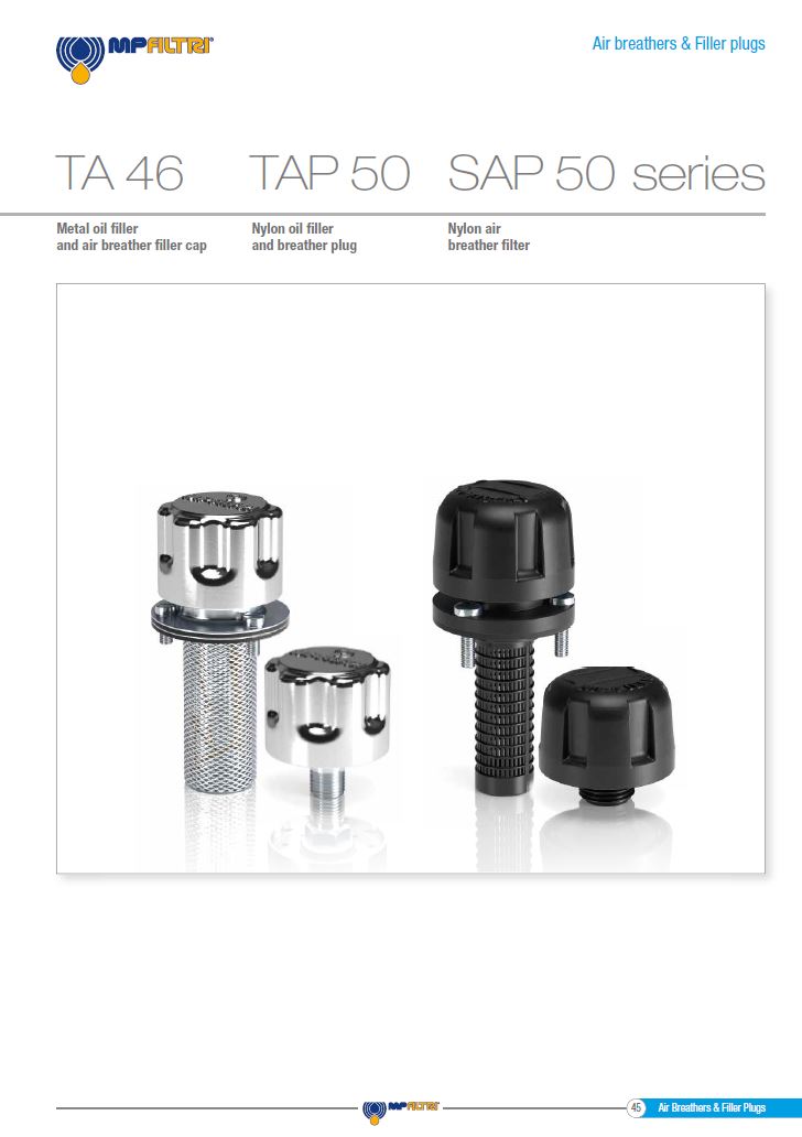TSF1M 14x1,5 Hydraulic oil filling plug with breather 